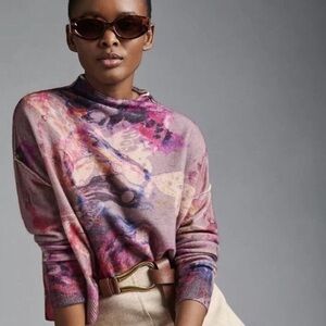 Pilcro Alani Butterfly Cashmere Sweater